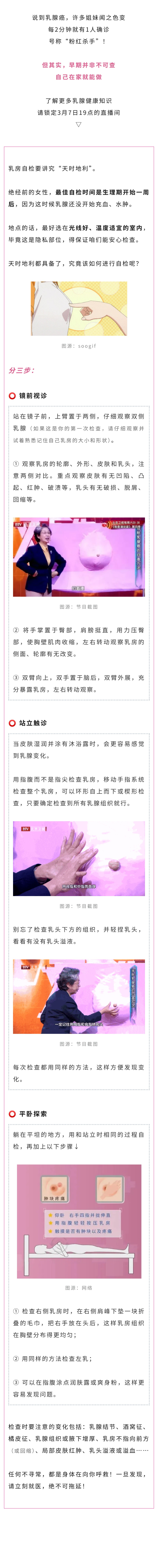 乳腺  乳房3步自检法，早发现能救命.jpg